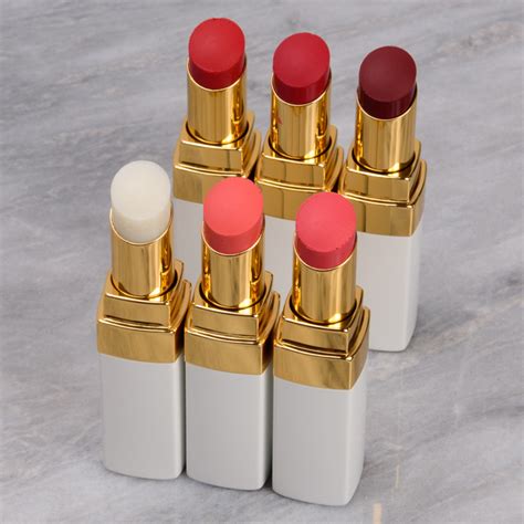 chanel rouge tinted lip balm.